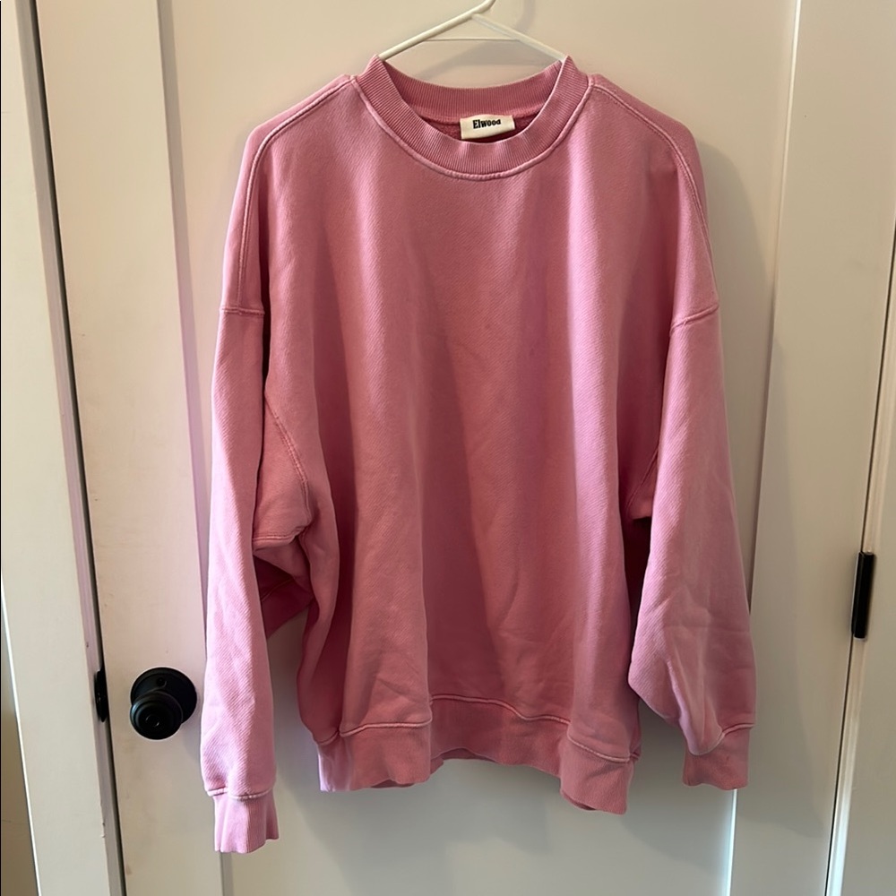 Elwood Pink Crewneck Sweatshirt